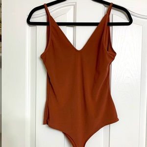 Burgundy/brown bodysuit!
